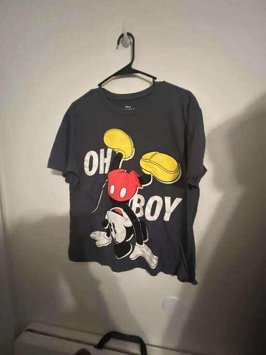 Disney Other - Youth Disney Mickey Mouse "Oh Boy" Graphic T-Shirt XL
